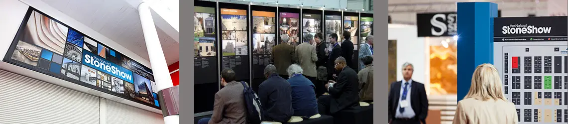 StoneShow exhibition graphics