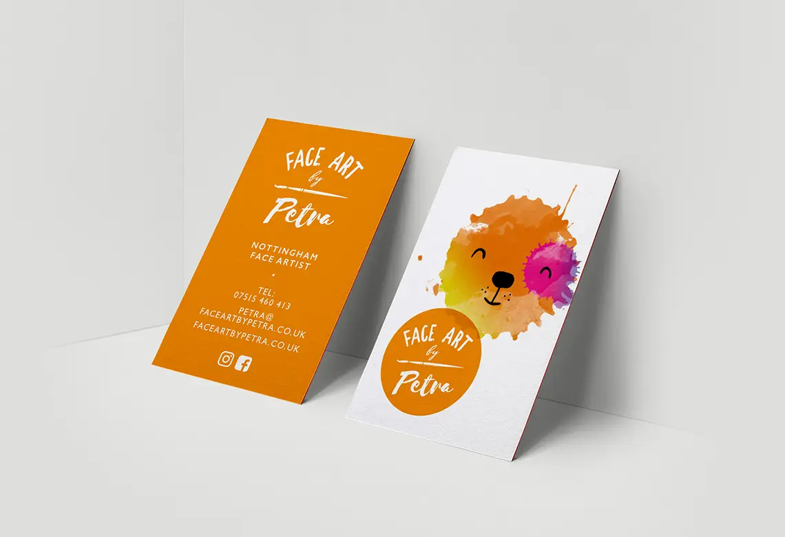 Face Art by Petra business card