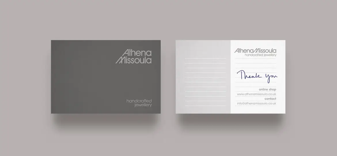 Athena Missoula business cards
